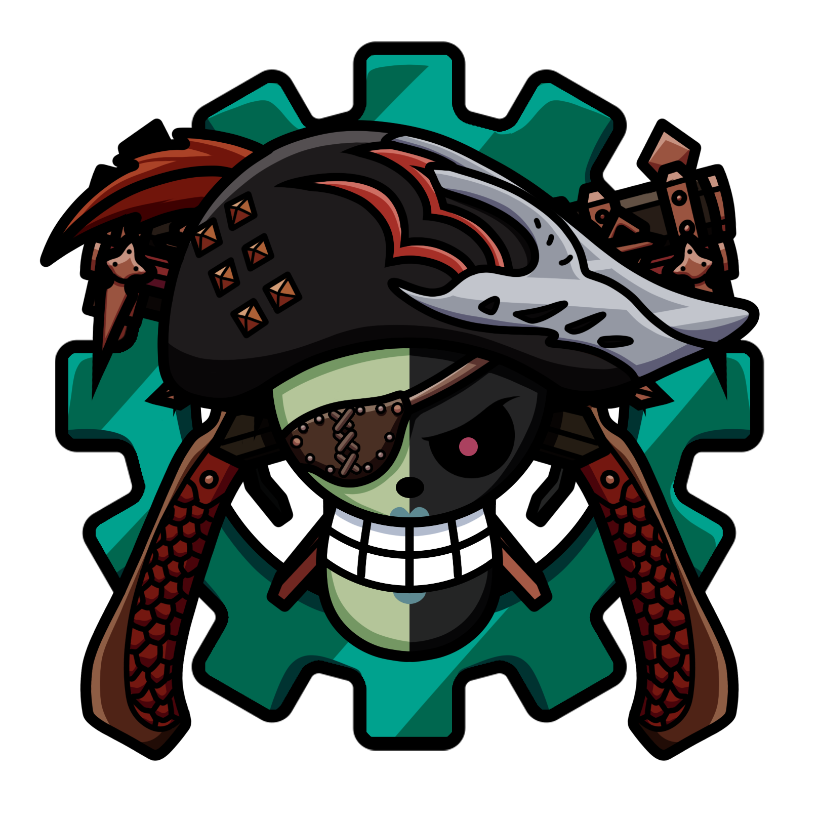 Emerald Pirates Jolly Roger by @lanlance (2025)