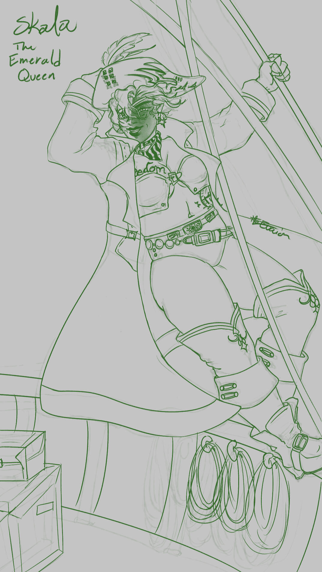 Sketch Commission by @euaion (2025)